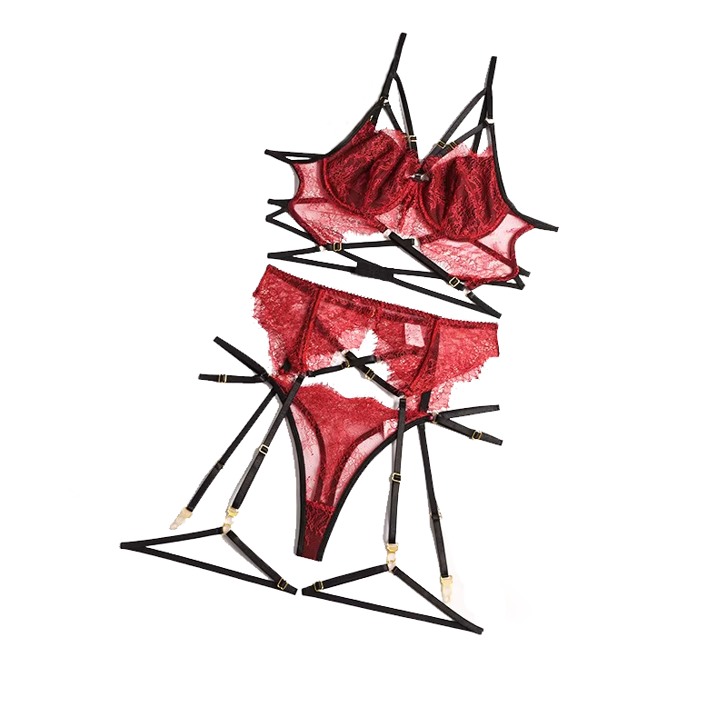 Lace Bralette Set - Neue Spitze sexy Dessous transparente heiße