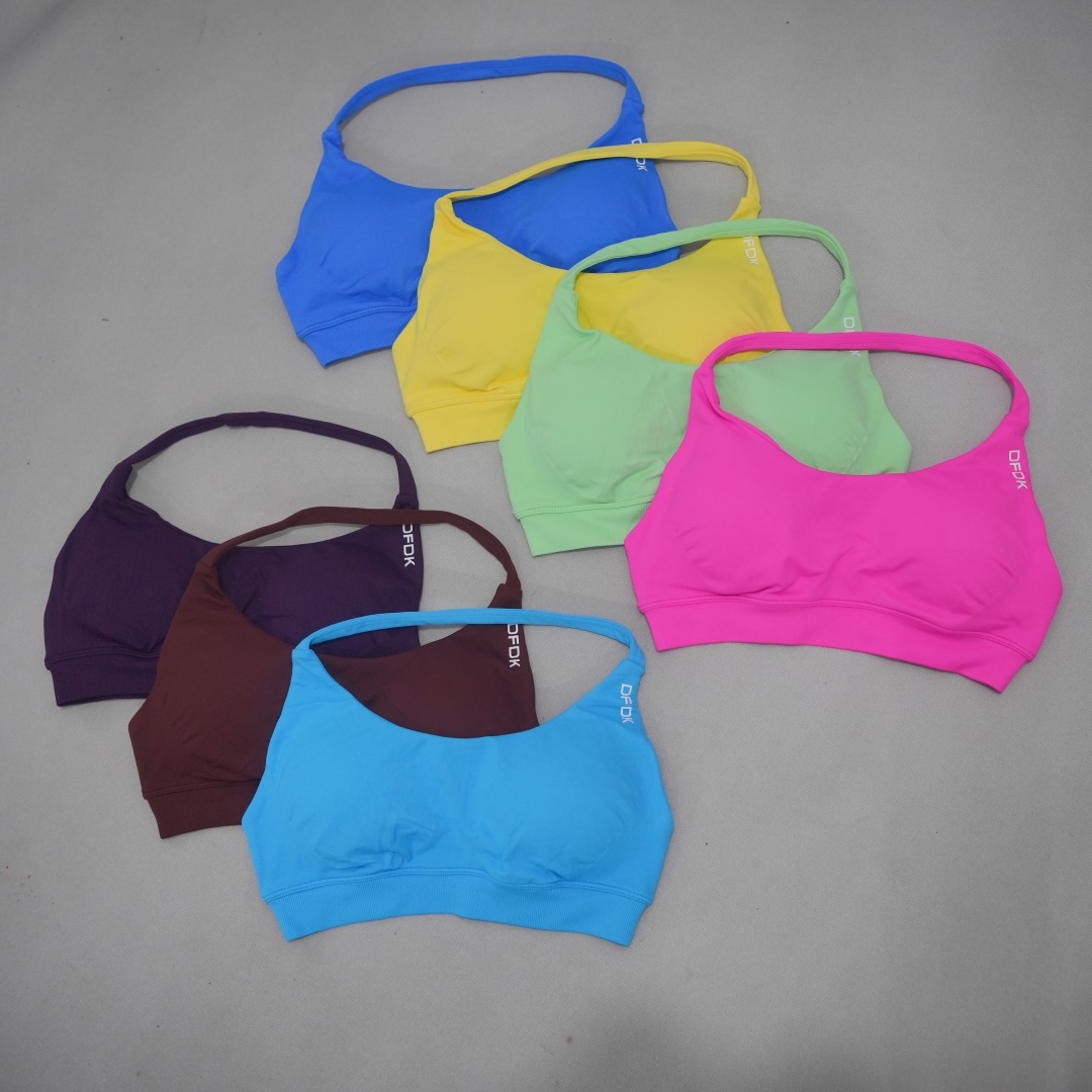 Sports Bra Racerback - DFDK Damen Nahtloser Sport-BH Hohe Unterstützung