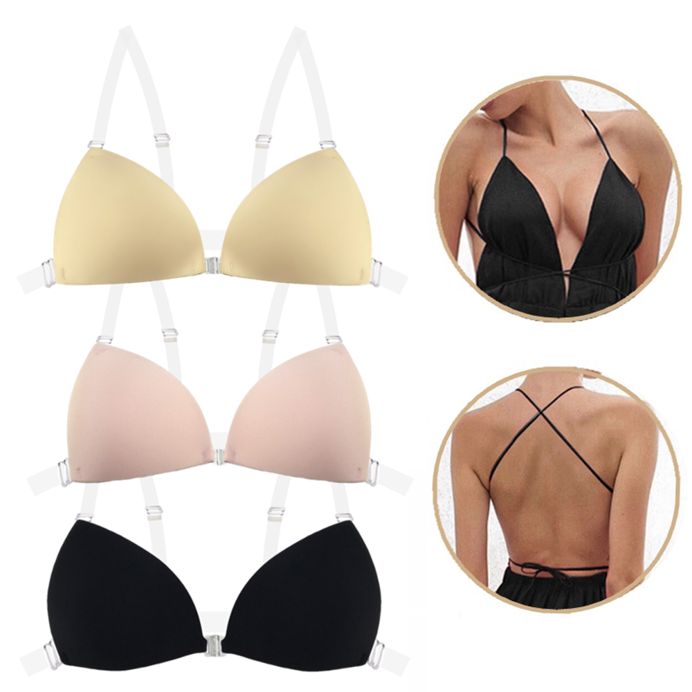 Backless Bra Sticky - Selbstklebender BH für Damen, Rückenfreies Hochzeitskleid,