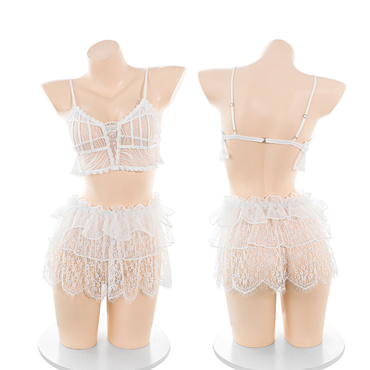 LISM Süßes, durchsichtiges Spi – Lace Bralette Set Bewertung und Preis